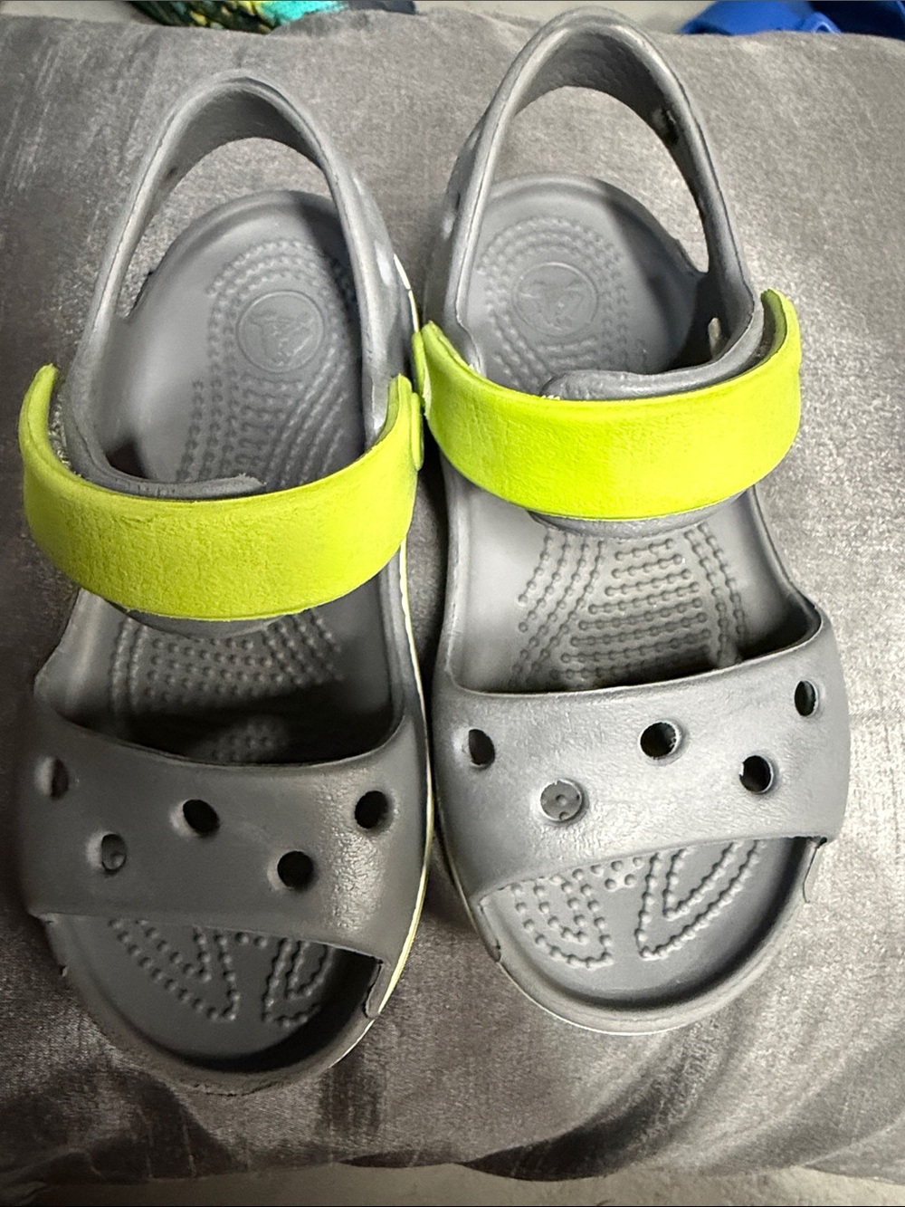 CROCS toddler Gray Sandals